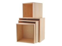 Decorationbox square S/4 natural