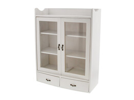 Wardrobe with 2 drawers white