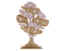  Flowertree  tree with 8 pendant pink