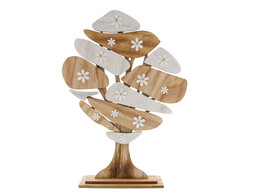  Flowertree  tree with 8 pendant white