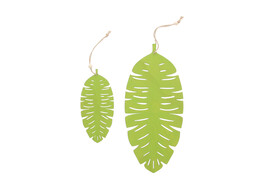Leaf  Exotica  deco hanger green S/2