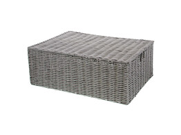 Panier synthetique avec couvercle gris
