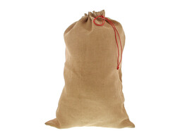 Jute bag with red cord VLM