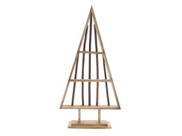 Wooden tree back with branches H50cm