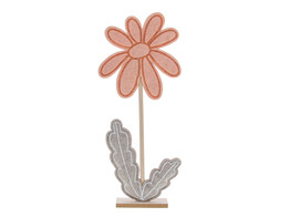  Cute  bloem vilt deco staand 40cm