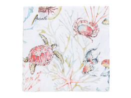 Serviette Sea animals 33cm x 33cm