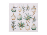 Serviette Hanging decorations 33cm x 33cm vert