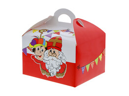 Geschenkdose mit Henkel MAXI Nikolaus  Vintage  Color 
