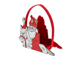 Nikolaus-Korb   Wave   mit Pferd und Henkel