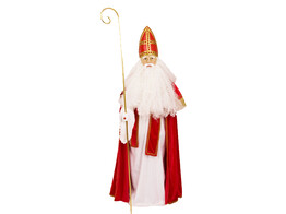 Saint Nicolas avec crosse 100cm
