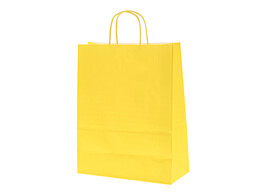 Paper bag 24 x 12 x 31 cm yellow