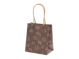 Paper bag  Treats  12 x 8 x 14 cm dark brown