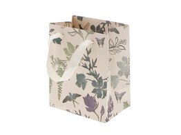 Paper bag  Paradisio  15 x 12 x 8 cm with fabric handles