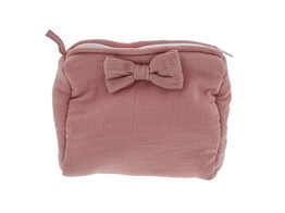 Tetra toiletry bag with bow