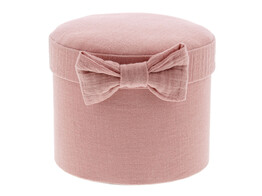 Tetra round box with bow