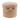  Velours  Runddose mit Schleife br/ GM white smoke 748