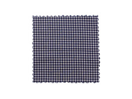Tissu vichy 20x20cm bleu fonce