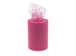Tulle 10 cm x 20 m K4 fuchsia