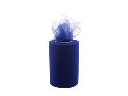 Tulle 10 cm x 20 m K4 navy blue
