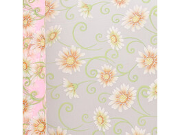 Tulle daisy 75cmx5m orange X41          T17