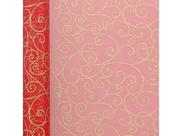 Tulle barok 75cmx5m red        T12