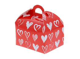 Sweetbox met handvat 125-150 gr.  Tingy  hartjes