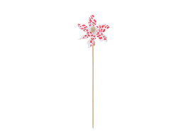 Windmolen hartjes stick met speld