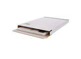 OB Brievenbusdoos 350 x 250 x 28 mm wit vouwdoos met kleef- en scheurstrip