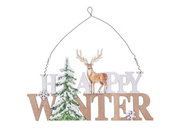  Happy Winter  deco hanger