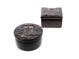 OTL  Wet look bonbonniere PM aubergine