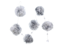 OTL Alium garland 6 balls silver