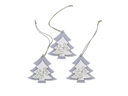 OTL Pendant Christmastree  Curly  silver