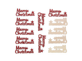 Merry Christmas deco rood KM