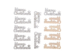 Merry Christmas deco argent PM