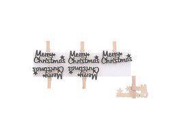 Merry Christmas speld zwart