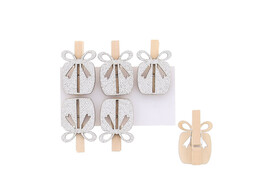 Cadeau  Glitter  pince argent