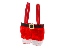  Santa Belly  kerstmanbroek medium rood
