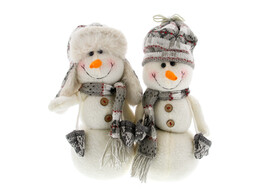 OTL Sneeuwman  Carot  staand 30 cm