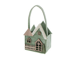  Village  maison panier avec anse smokey green