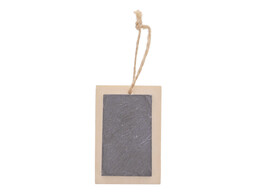 Board with slate pendant