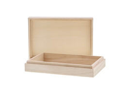 Rectangular box 15cm x 10cm natural