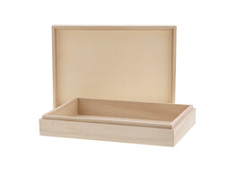Rectangular box 17 5cm x 12 5cm natural
