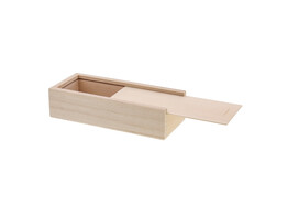 Box with sliding lid 16cm x 7cm natural