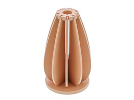  Rutty  3D holder for dried flowers smokey nude