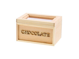  Chocolate  boite rectangulaire avec fenetre PM