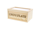  Chocolate  rechthoekige doos met venster 500g