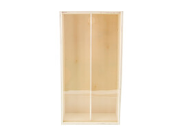 Bottle-holder 2 bottles 750ml plexi lid