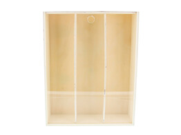 Bottle-holder 3 bottles 750ml plexi lid