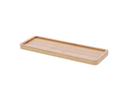 Rectangular plate in bamboo 28cm x 10cm