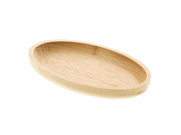 Wood  plate oval